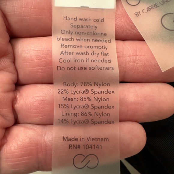 CALIA  Black with Purple Tropical Print Plunging V Neck Halter Swimsuit … - Picture 6 of 9